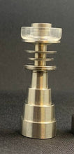 Cargar imagen en el visor de la galería, Anodized Titanium Nail with Quartz Dabbing Dish 6 in 1