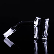 Laden Sie das Bild in den Galerie-Viewer, Fusion Quartz Flat Top Bangers mit sandgestrahlter Verbindung 24 mm