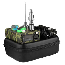 Load image into Gallery viewer, Green Camouflage Enail Kit for Dabbing - PID Temperature Controller with 2-Grade Titanium Nail