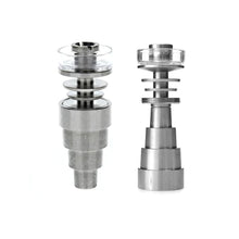 Cargar imagen en el visor de la galería, Anodized Titanium Nail with Quartz Dabbing Dish 6 in 1