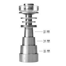 Cargar imagen en el visor de la galería, Anodized Titanium Nail with Quartz Dabbing Dish 6 in 1