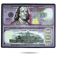 Load image into Gallery viewer, MoodMats X Orfin 12" Purple Benjamin "100 Dollar Bill"