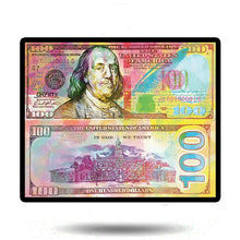 Load image into Gallery viewer, MoodMats X Orfin 12" Rainbow Benjamin "100 Dollar Bill"
