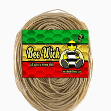 Load image into Gallery viewer, Bee Wick Hemp Wick 100% Organic Hemp 10ft - 420ft