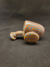 Load image into Gallery viewer, Parison Glass Rainbow Wig Wag Sherlock Pipe