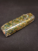 Load image into Gallery viewer, 8 Mile Smoke Brick Iridescent Glass Hand Pipe Bowl 4&quot;