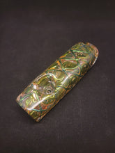 Load image into Gallery viewer, 8 Mile Smoke Brick Iridescent Glass Hand Pipe Bowl 4&quot;