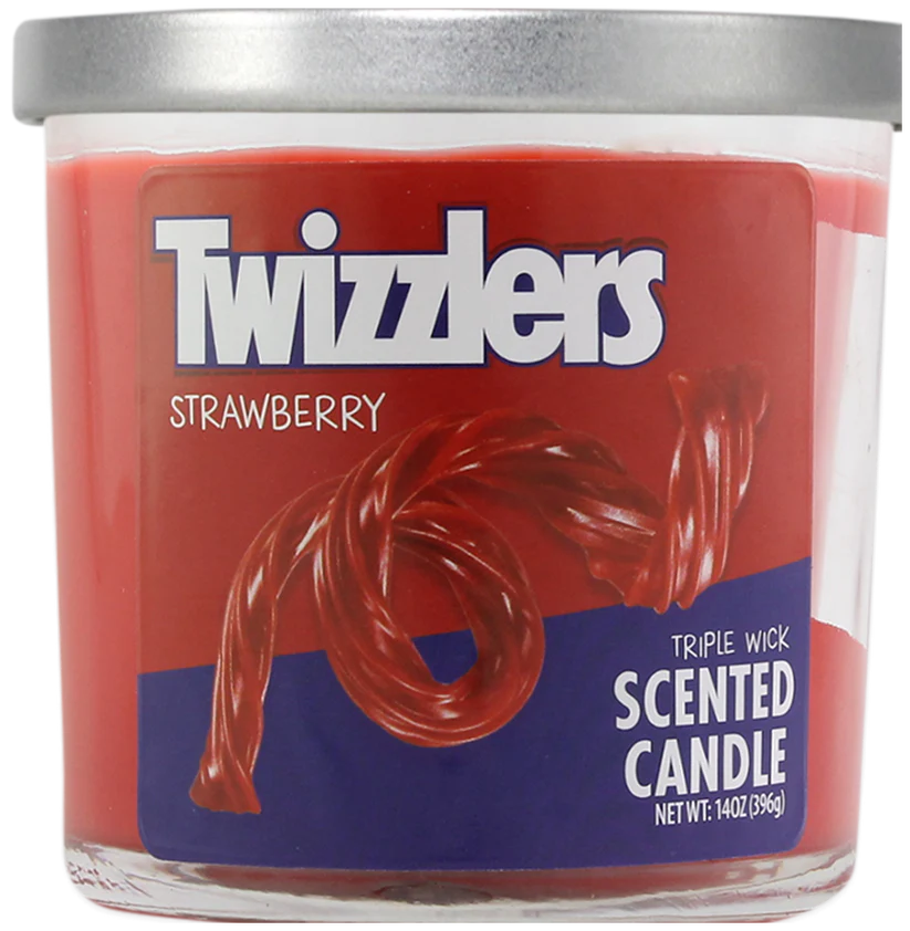 Twizzlers Erdbeer-Duftkerzen