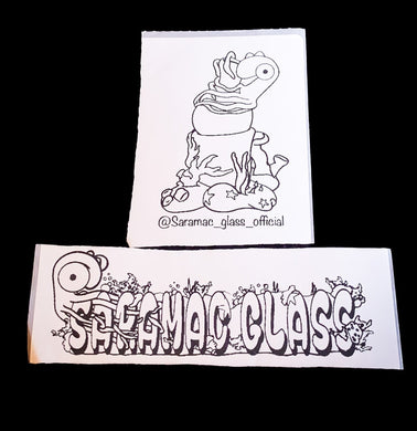 SARAMAC Glass Sticker