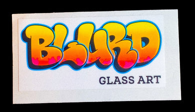 BLURD Glass Art Sticker