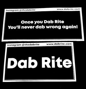 Dab Rite Sticker