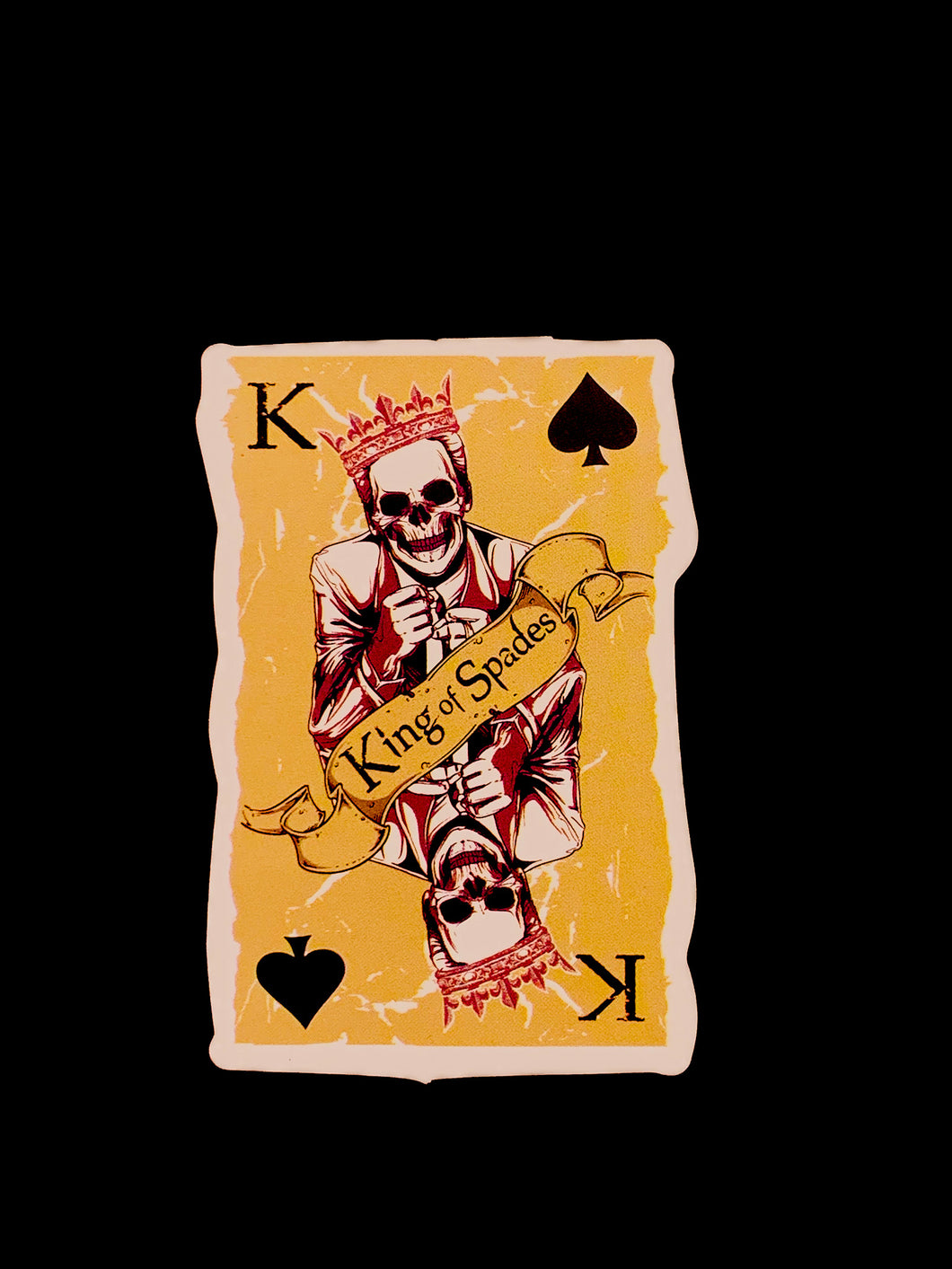 King of Spades Sticker