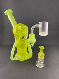 Djinn Glass (Lime Party) Recycler Rig #1