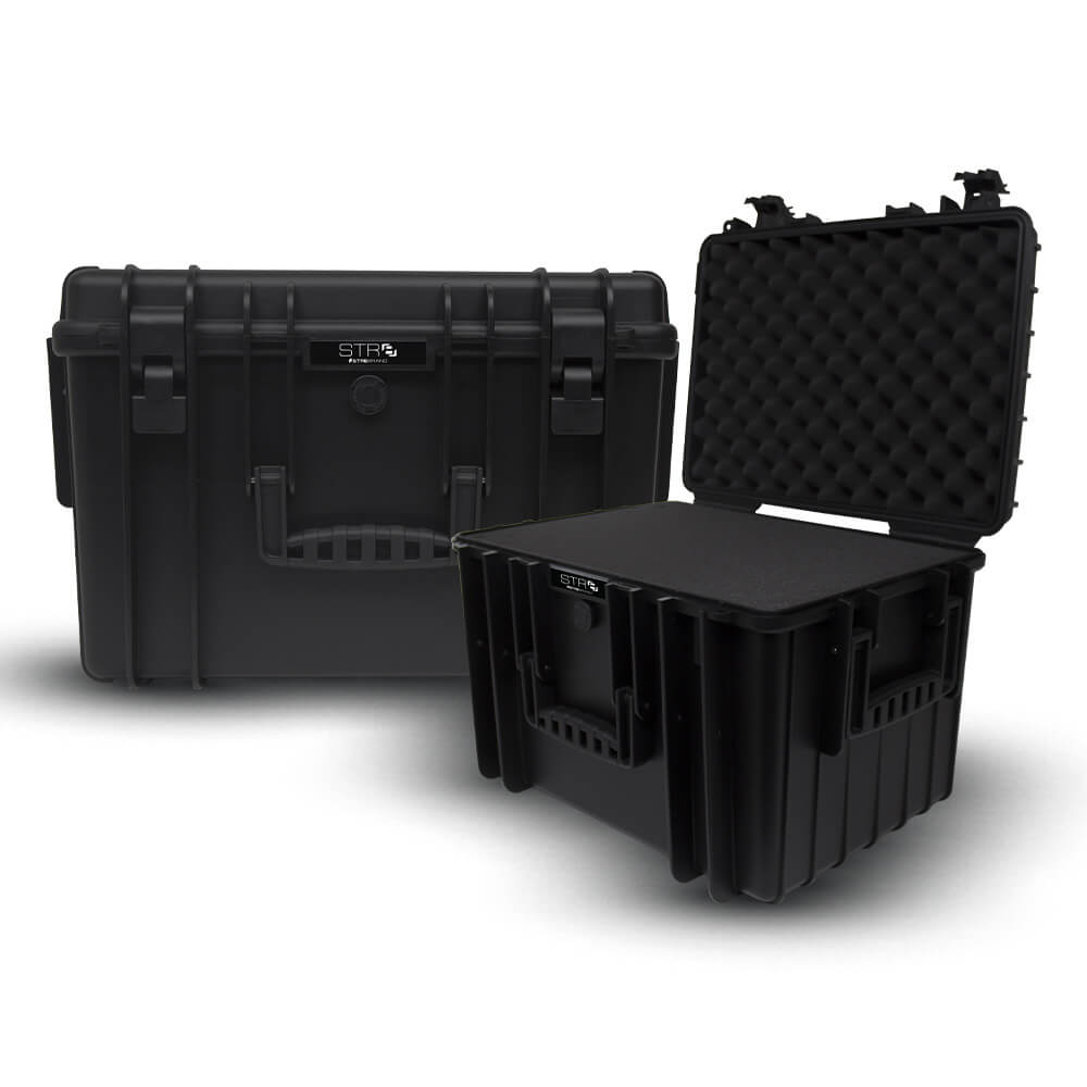 17 Inch [EXTRA] Deep STR8 Case With 3 Carry Handles & 5 Layer Pre-Cut Foam