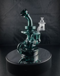 Smokea Recycler Rig Teal