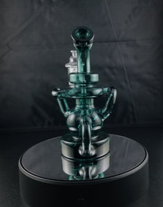 Smokea Recycler Rig Teal