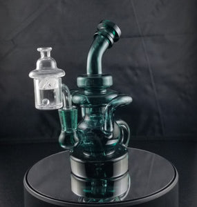 Smokea Recycler Rig Teal