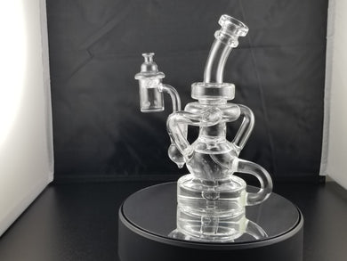 Smokea Recycler Rig Clear