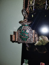 Load image into Gallery viewer, Fashion Jewelry Money Bag $ Blinged Out Chain Necklaces