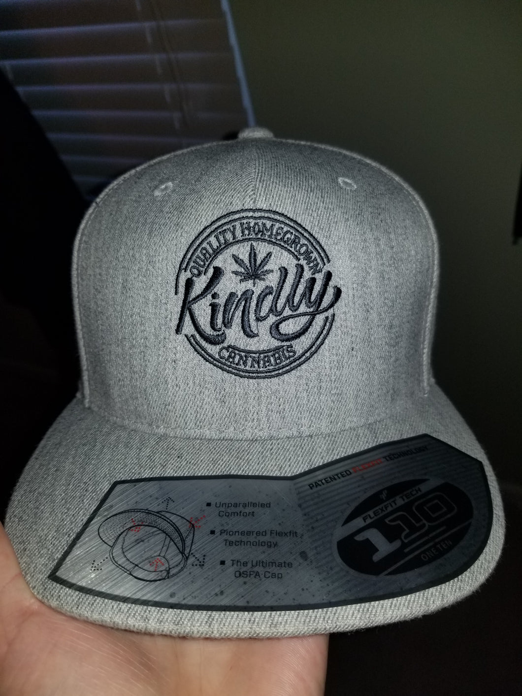 Kindly Quality Home Grown Cannabis Grey Baseball Hat