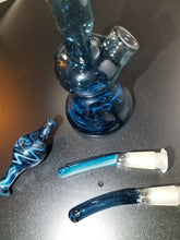 Load image into Gallery viewer, Blueberry503 Glass BlueStardust Tube Rig Set