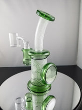 Load image into Gallery viewer, Daveman Glass Double Retti &amp; Green Money Rig