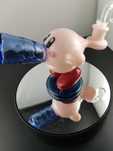 Load image into Gallery viewer, Saiyan Glass Kirby &quot;Inhale&quot;