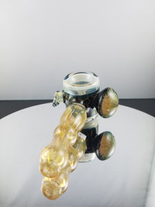 Rek Glass Fumed &amp; SharkTooth Tech Lowrider Hammerkopfpfeife