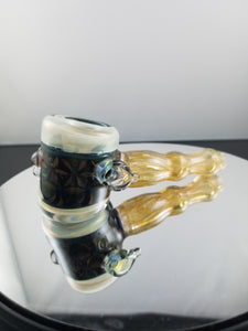 Rek Glass Fumed &amp; SharkTooth Tech Lowrider Hammerkopfpfeife