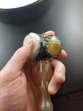 Cargar imagen en el visor de la galería, Rek Glass Fumed &amp; SharkTooth Tech Lowrider Hammer Bowl Pipe