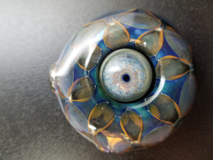 Kraken X Rek Glass Collab (Shark Tooth Tech) Rolling Eye Pendants