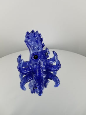 Blue Kraken Pendant/Paper Weight/Dab Tool Holder