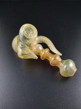 Load image into Gallery viewer, Oats Glass Silver &amp; Gold Fumed Hammer Pipe #3