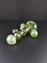 Load image into Gallery viewer, Oats Glass Green Money Spoon Pipe #12