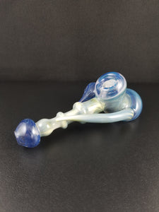 Oats Glass Blue Hammer Pipe #14