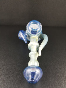 Oats Glass Blue Hammer Pipe #14