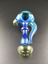 Load image into Gallery viewer, Oats Glass Blue Spoon Pipe #28