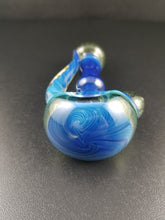 Cargar imagen en el visor de la galería, Oats Glass Blue Spoon Pipe #28