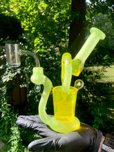 Load image into Gallery viewer, Djinn Glass Lemon Party Recycler Rig #2