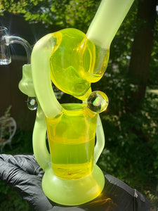 Djinn Glass Lemon Party Recycler Rig #2