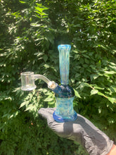 Load image into Gallery viewer, Djinn Glass Blue Stardust Camo Tube Rig