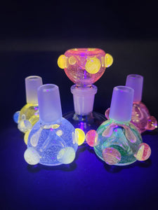 Lotus Star Glass Heady UV Bowl Slides 1-5