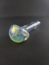 Load image into Gallery viewer, Lotus Star Fumed Blue Stripped Pipe