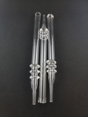 Lotus Star Glass Triple Murrina Clear Nectar Collector