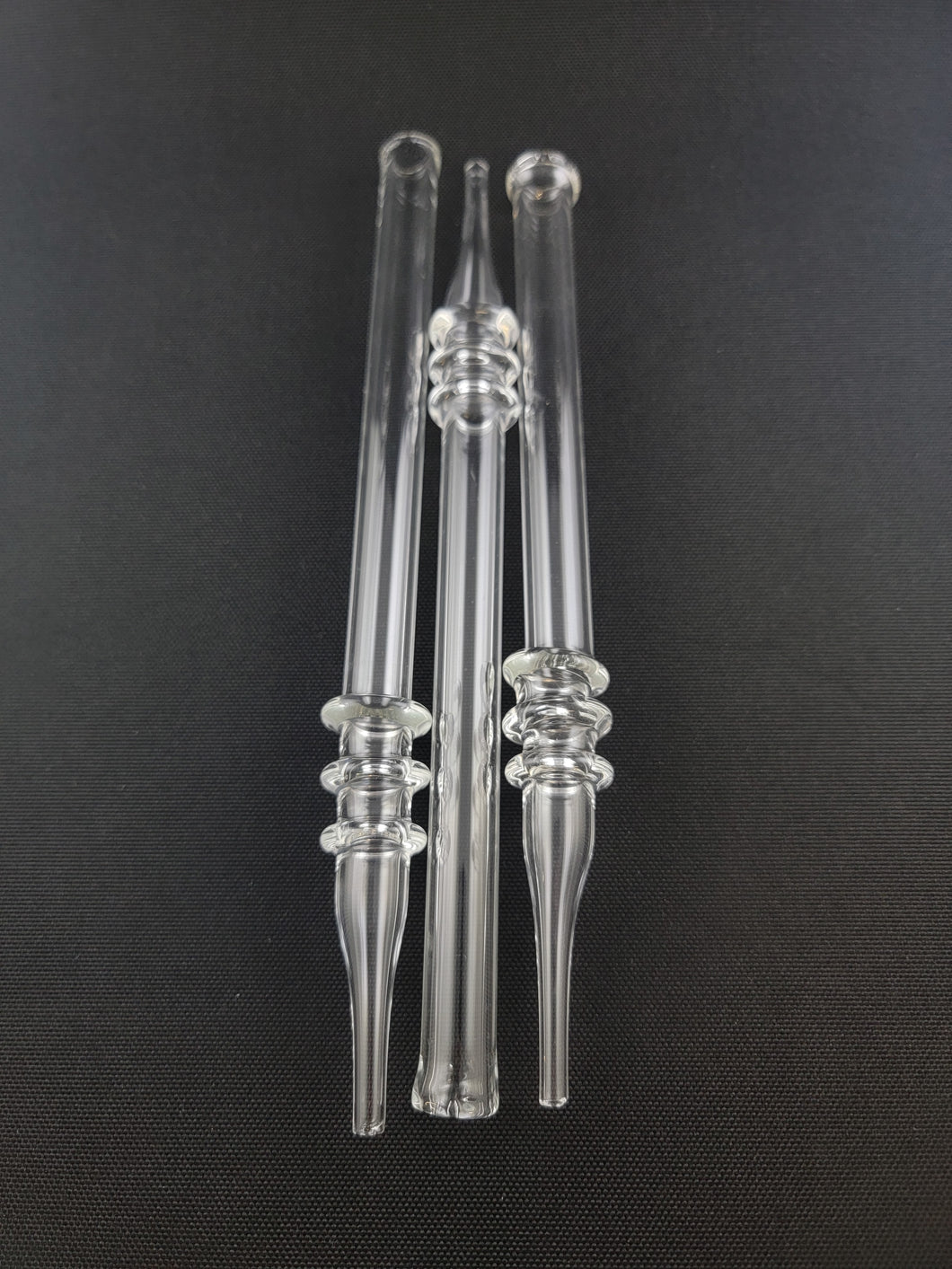 Lotus Star Glass Triple Murrina Clear Nektar Collector