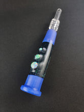 Load image into Gallery viewer, Just De Wit Glass Nectar Collector Blue Opals