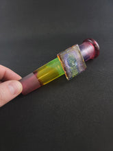 Load image into Gallery viewer, Just De Wit Glass Rainbow Cheezit Nectar Collector