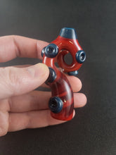 Load image into Gallery viewer, Pop Eye Glass Red Tentacle Chillum Onie