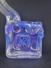 Load image into Gallery viewer, Eran Park Glass Blue and Lucy UV Flower Bowl w Pot Leaf Opal
