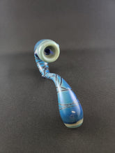 Load image into Gallery viewer, Lb Creations Glass Blue Sherlock Pipe